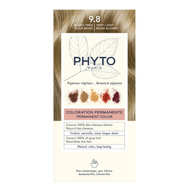 Phyto Color 9.8 Tinte Rubio Muy Claro Beige