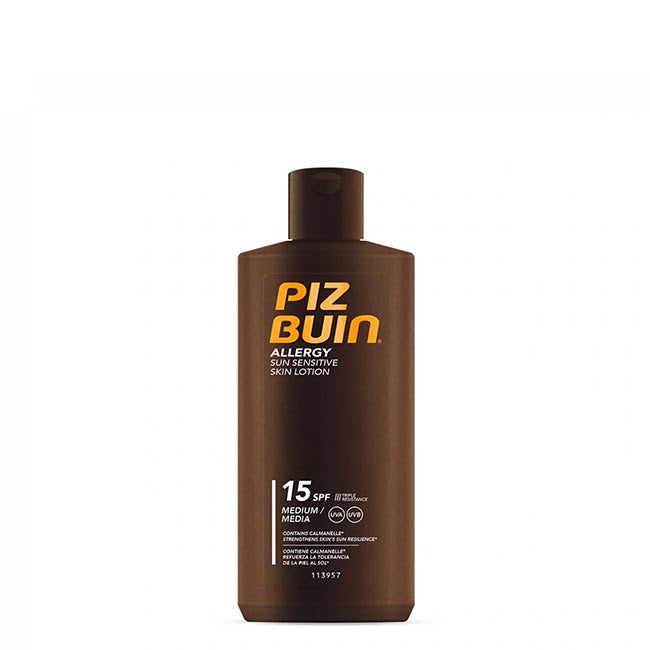 Loción para piel sensible Piz Buin Allergy FPS 15 200 ml