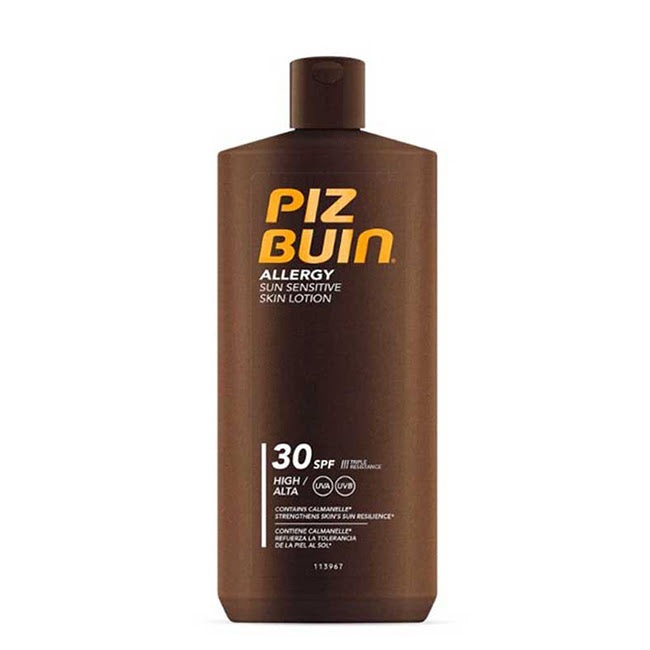 Loción para piel sensible Piz Buin Allergy FPS 30 400 ml