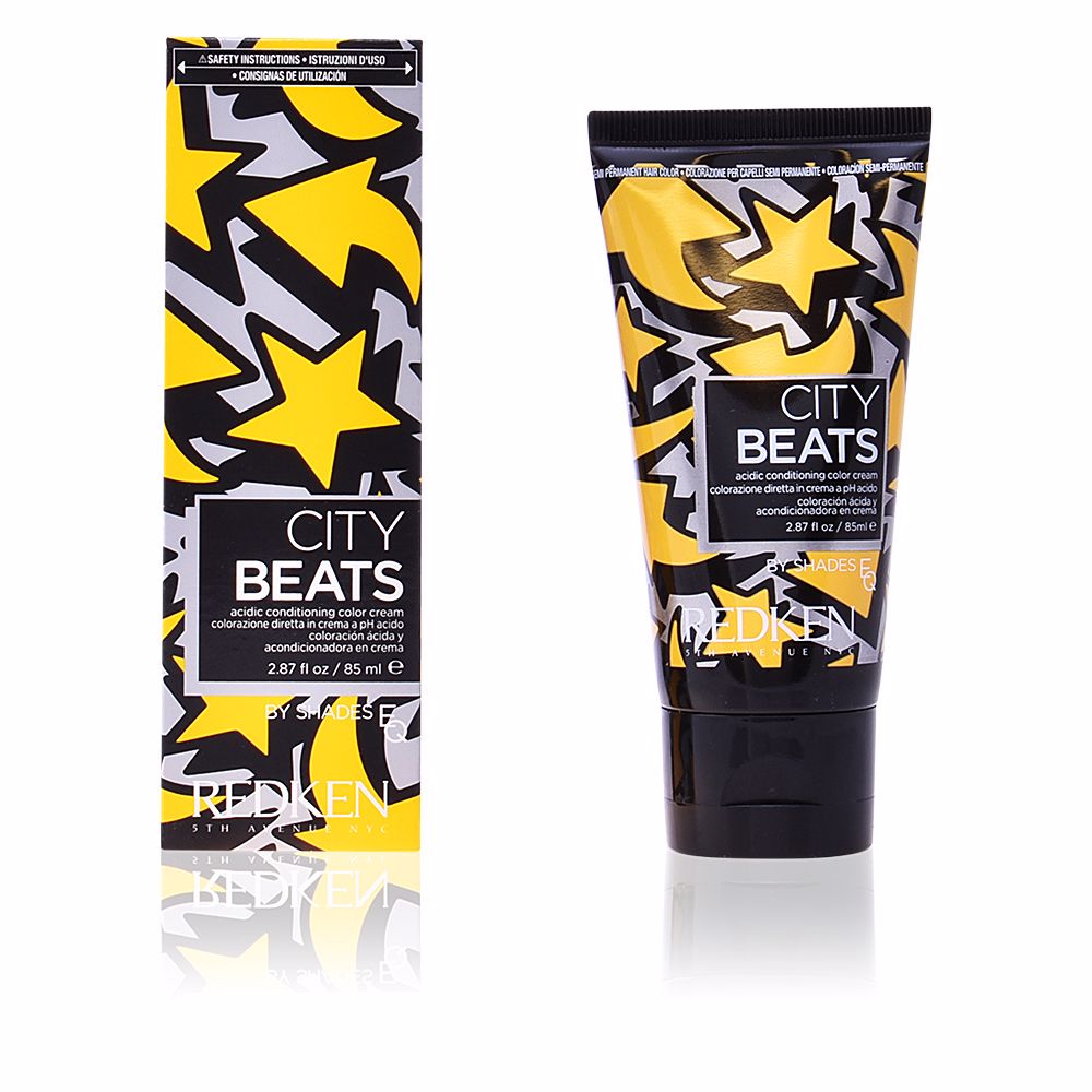 Tinte acondicionador Redken City Beats Acid, color amarillo cab, 85 ml