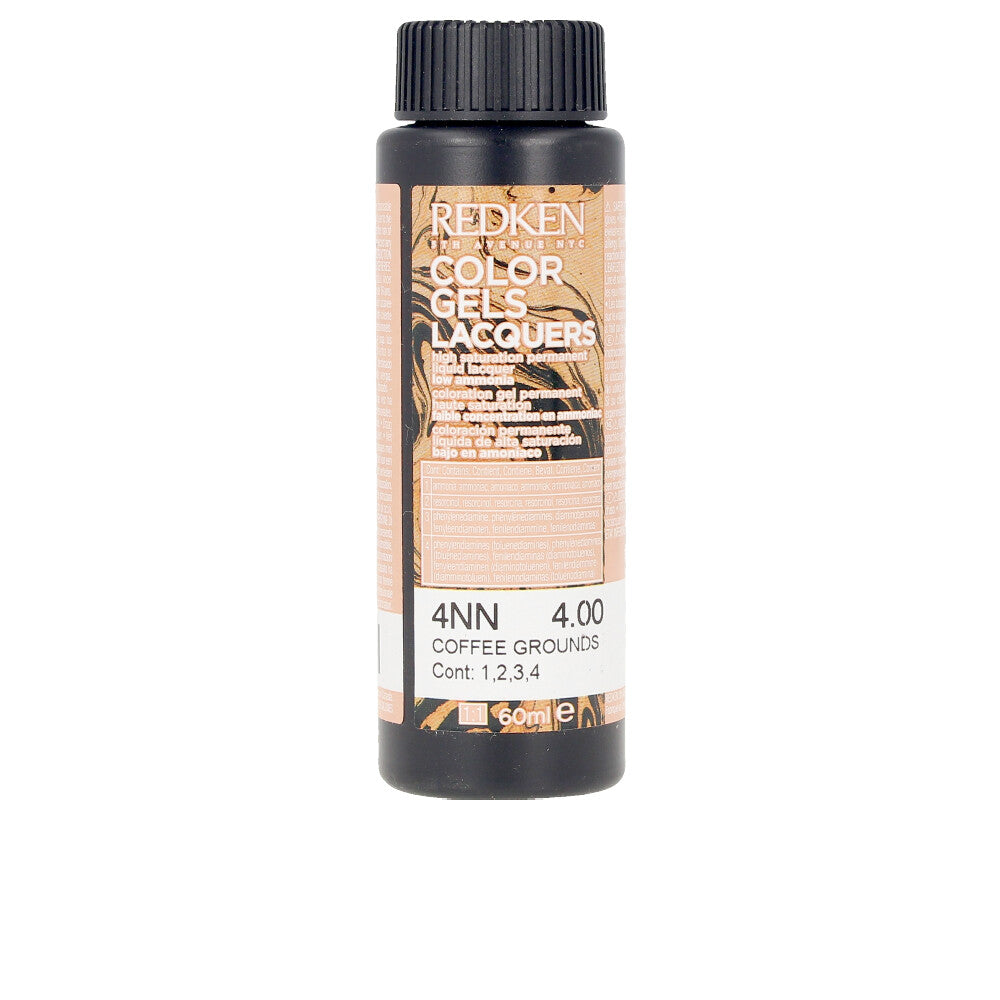 Redken Color Gels Lacquers Coloração Cor 4NN Coffee Grounds 60ml