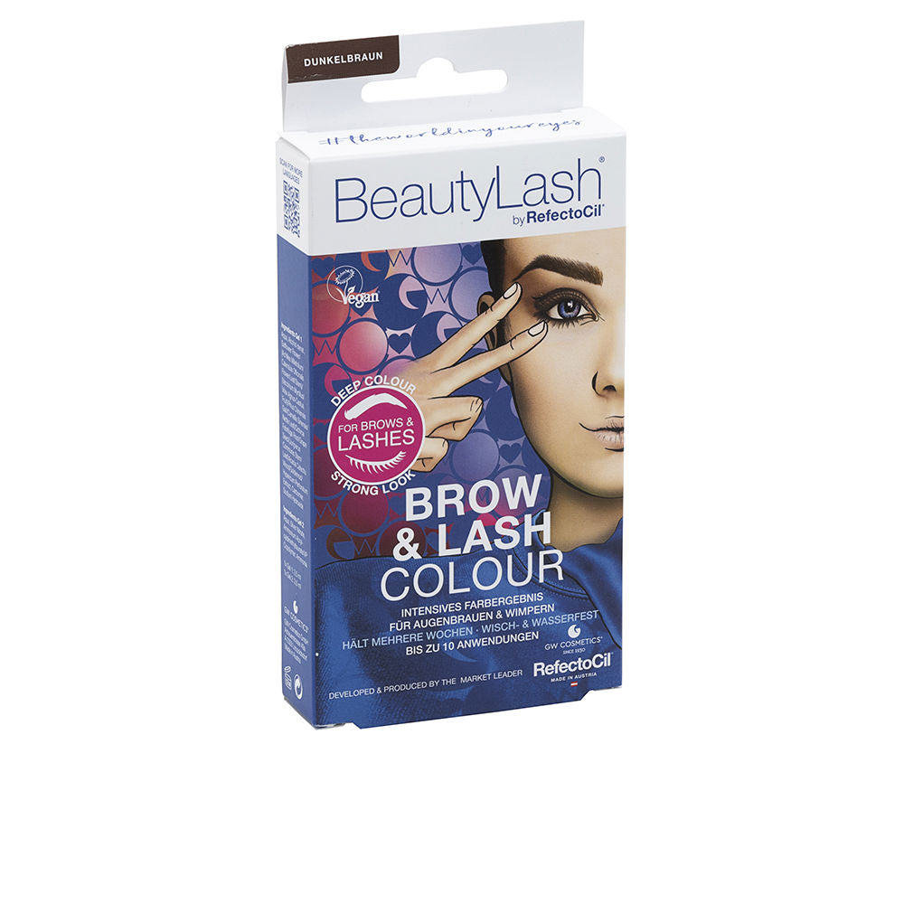 Tinte para cejas y pestañas Refectocil BeautyLash, marrón oscuro