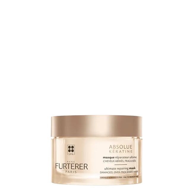 Rene Furterer Absolue Kératine Máscara Reparação Extrema- Cabelos Normais a Finos 200ml