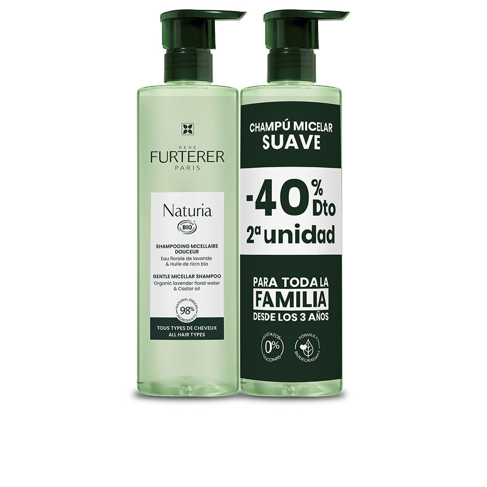 Rene Furterer Naturia Ultra-Gentle Micellar Shampoo Duo 2x400ml