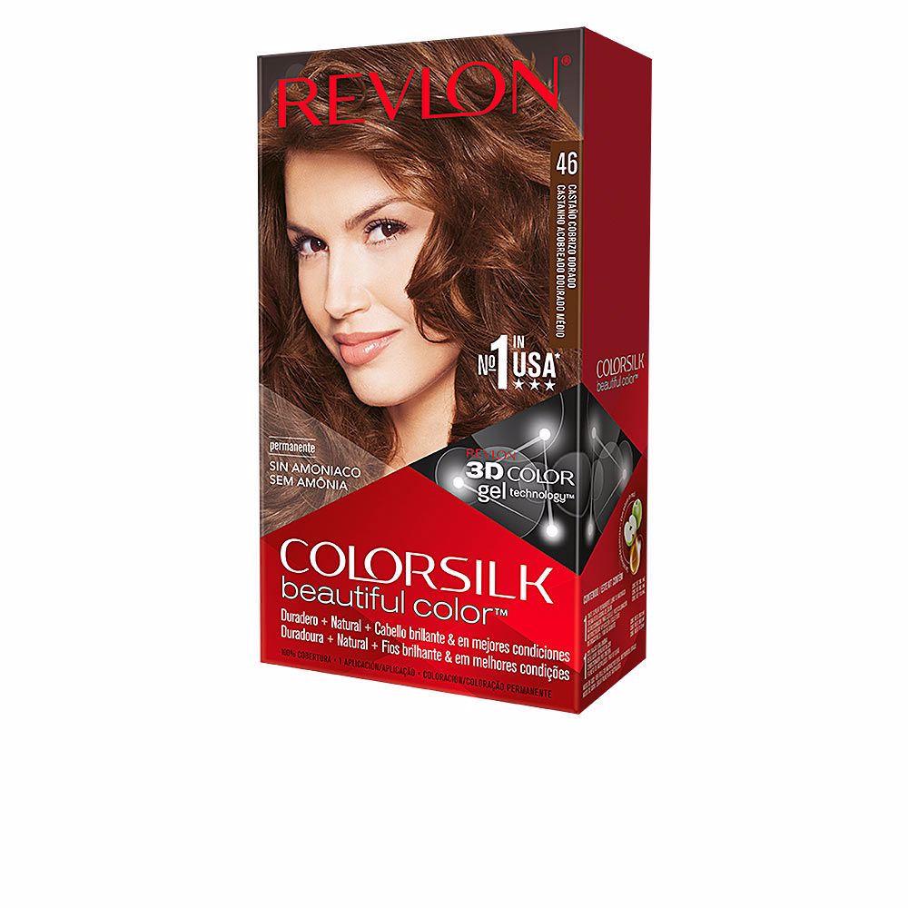 Revlon ColorSilk Coloração Permanente 46 Light Golden Chestnut