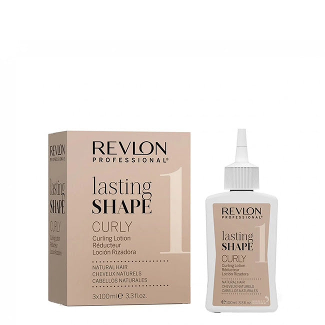 Revlon Lasting Shape Curling Loção Modelador Caracóis Cabelo Natural 3x100ml