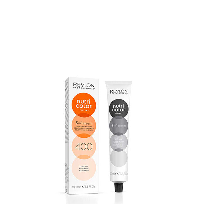 Revlon Nutri Color Filters Coloração Semi-Permanente 3-em-1 Cor 400 Tangerine 100ml