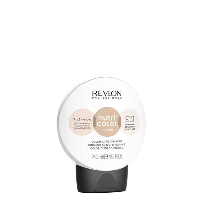 Revlon Nutri Color Filters 3-em-1 Creme Cor 931 Bege Claro 240ml