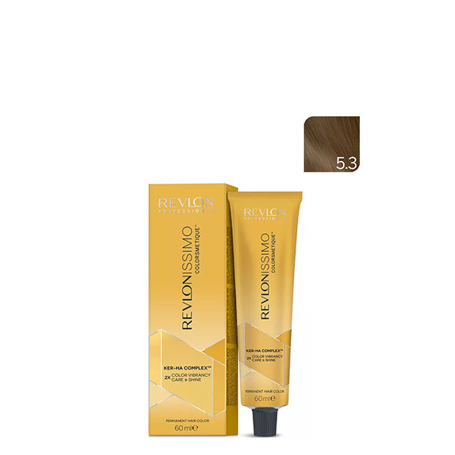 Revlon Revlonissimo Colorsmetique Cor 5.3 Castanho Dourado Claro 60ml