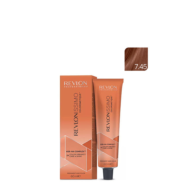 Revlon Revlonissimo Colorsmetique Color 7,45 Medium Copper Mahogany Blonde 60ml