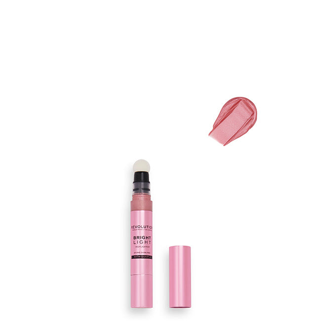 Revolution Bright Light Highlighter Iluminador Líquido Cor Divine Dark Pink 3ml