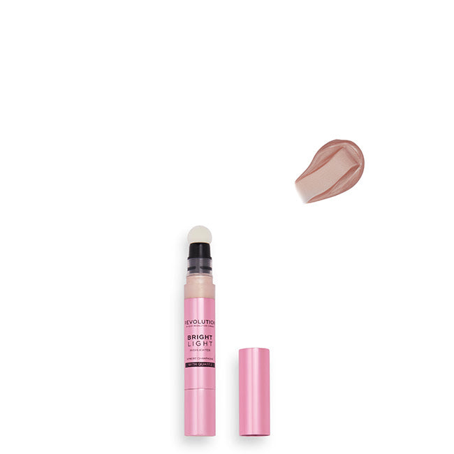 Revolution Bright Light Highlighter Iluminador Líquido Cor Strobe Champagne 3ml