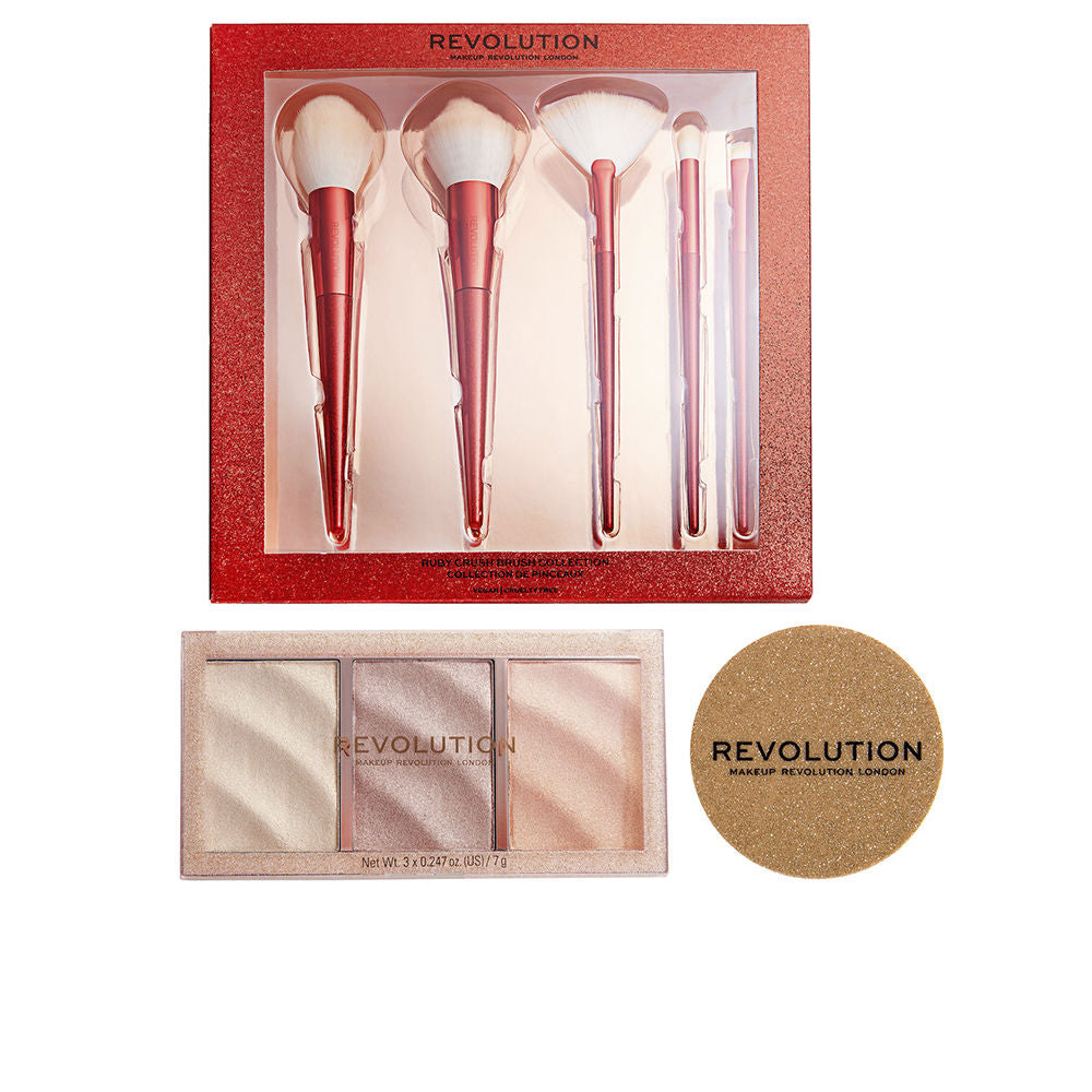 Revolution Pro Highlighters & Brushes Set