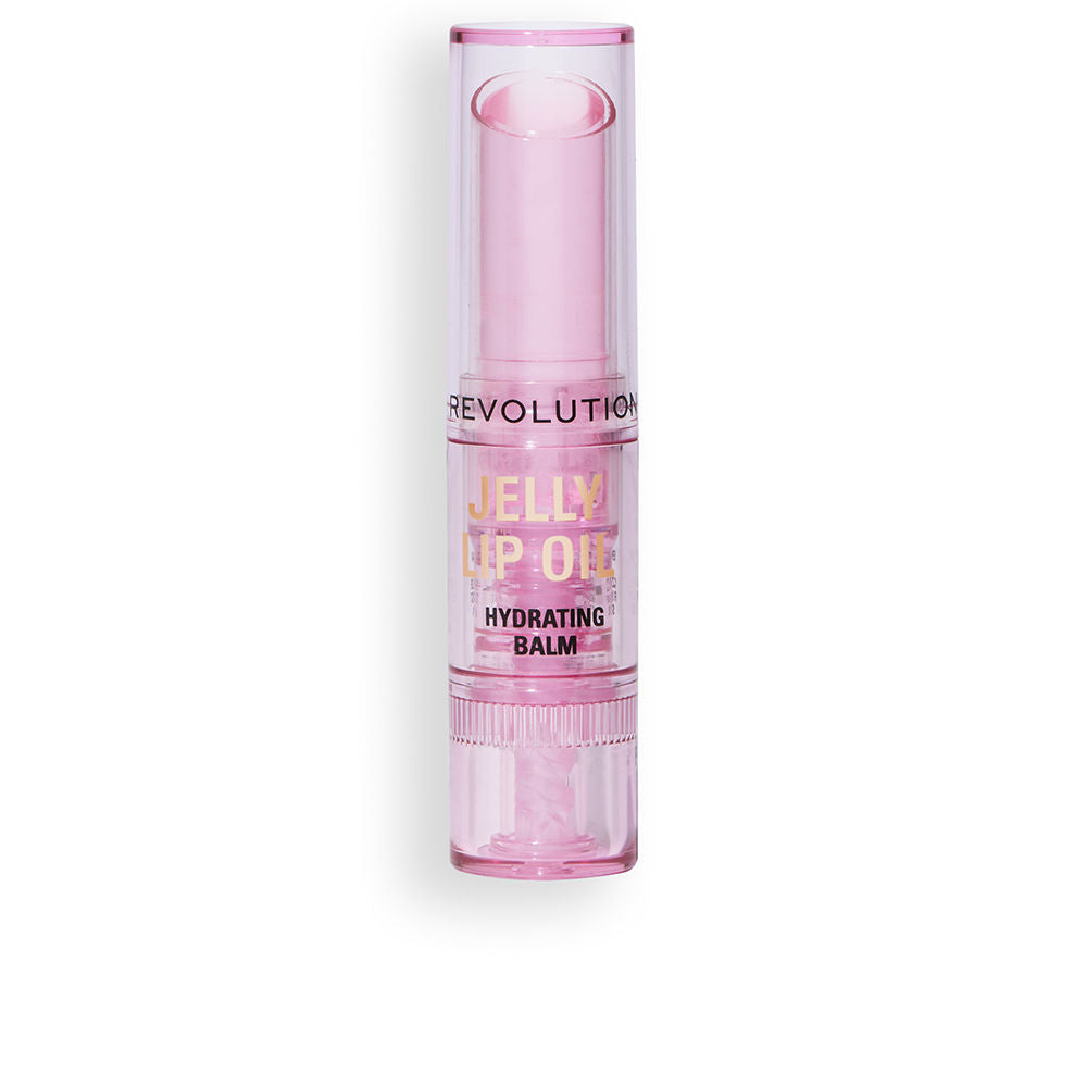 Revolution Pro Jelly Lip Oil Bálsamo Hidratante Cor Candy Ice Pink 2.4g