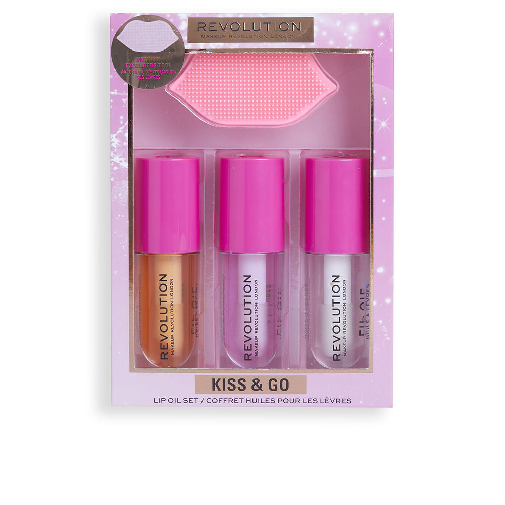 Revolution Pro Conjunto de Óleos Labiais Kiss & Go