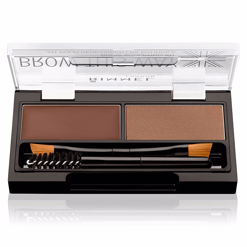 Rimmel London Brow This Way Eyebrow Sculpting Kit Sobrancelhas 002 Mild Brown