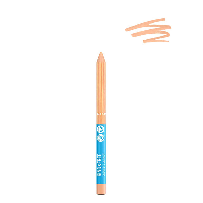 Rimmel London Kind & Free Delineador de Olhos Cor 005 Creamy White 1,1g