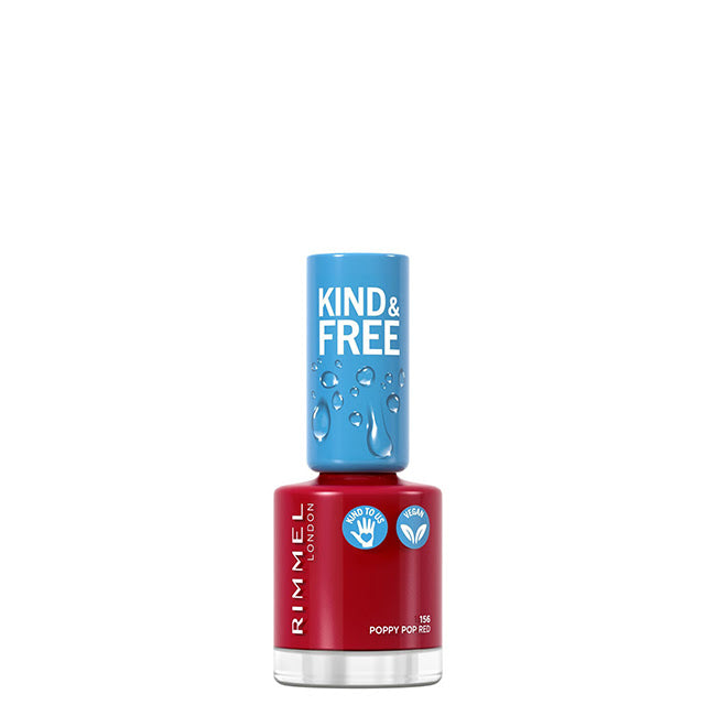 Rimmel London Kind & Free Verniz Cor 156 Poppy Pop Red 8ml