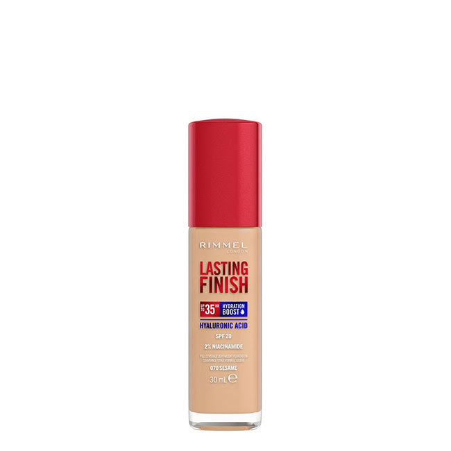 Rimmel London Lasting Finish Hyaluron Boost SPF20 Base 070 Sesame 30ml