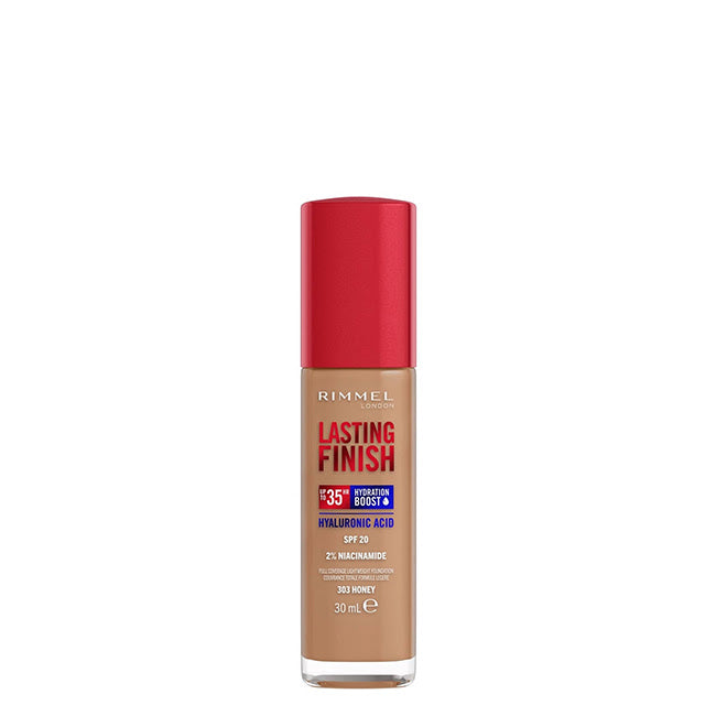 Rimmel London Lasting Finish Hyaluron Boost SPF20 Base 303 Honey 30ml
