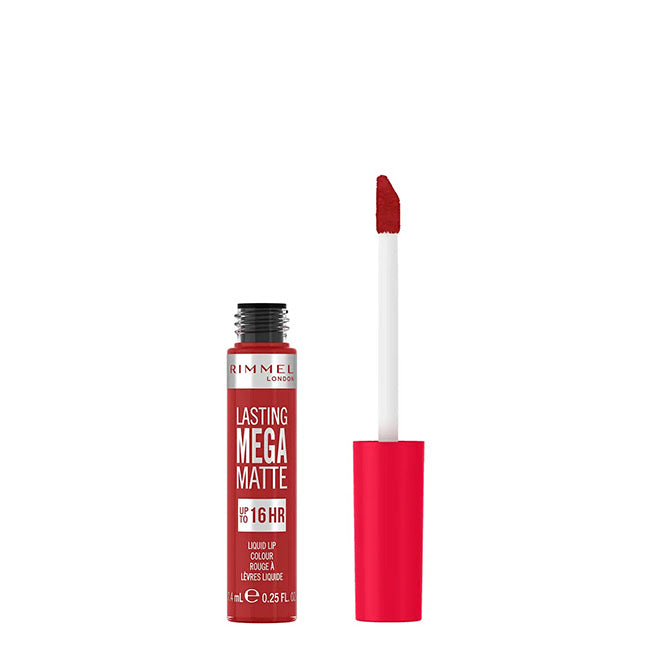 Rimmel London Lasting Mega Matte Batom Líquido Cor 500 Fire Starter 7.4ml