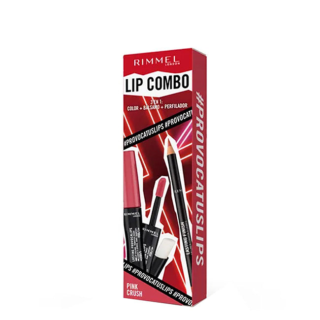 Rimmel London Conjunto Labial 3-em-1 Pink Crush