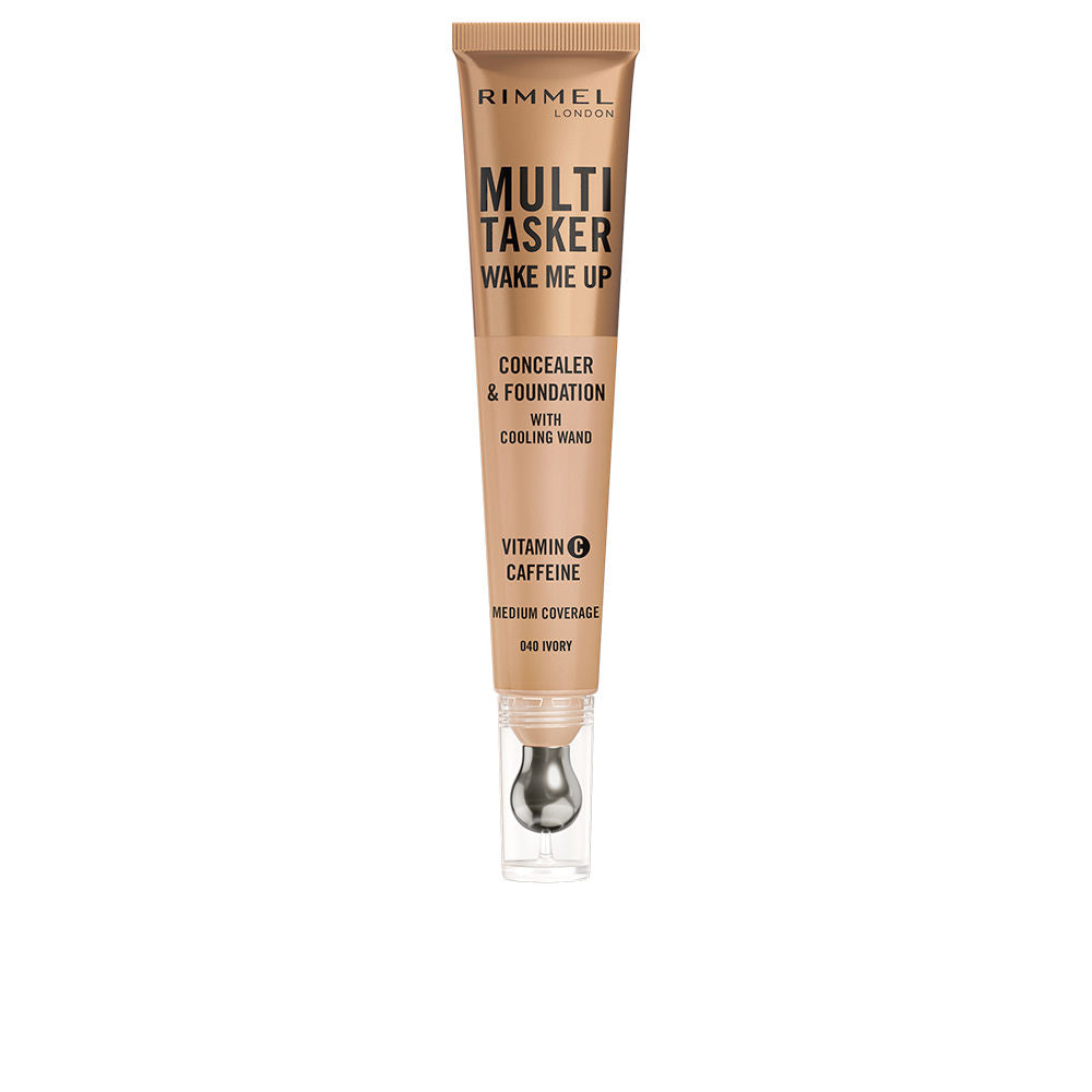 Rimmel London Multitasker Wake Me Up Concealer And Foundation Color Ivory 20ml