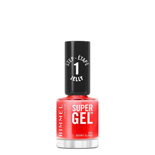 Esmalte en gel Super Gel de Rimmel London Color 11 Berry Glace, 12 ml