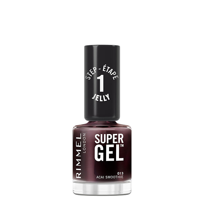 Rimmel London Super Gel Nail Polish Color 13 Acai Smoothie 12ml
