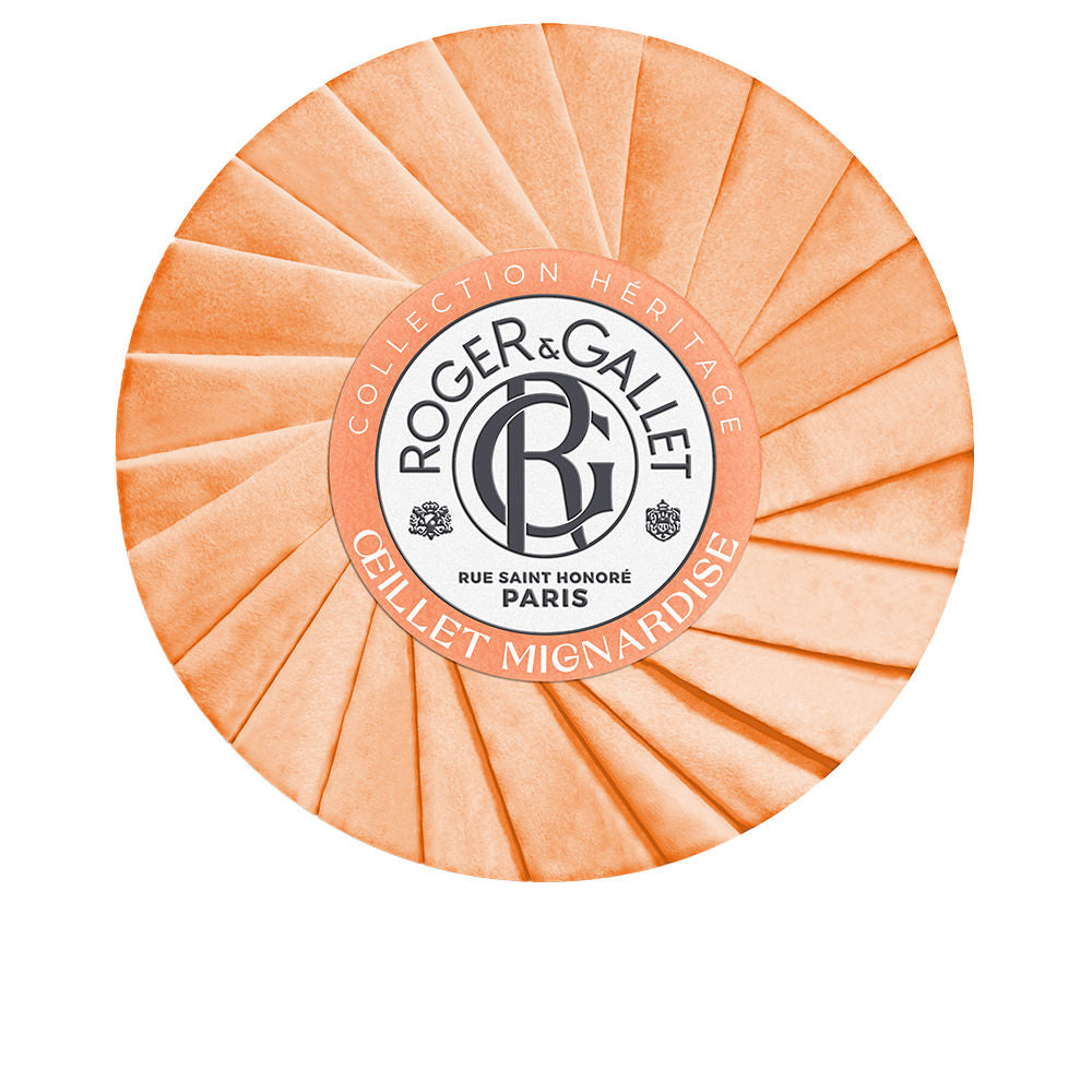 Roger & Gallet - Œillet Mignardise - Jabón Redondo Bienestar - 100 g
