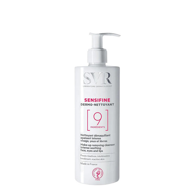 SVR Sensifine Dermo-Nettoyant Desmaquilhante Rosto, Olhos e Lábios 400ml