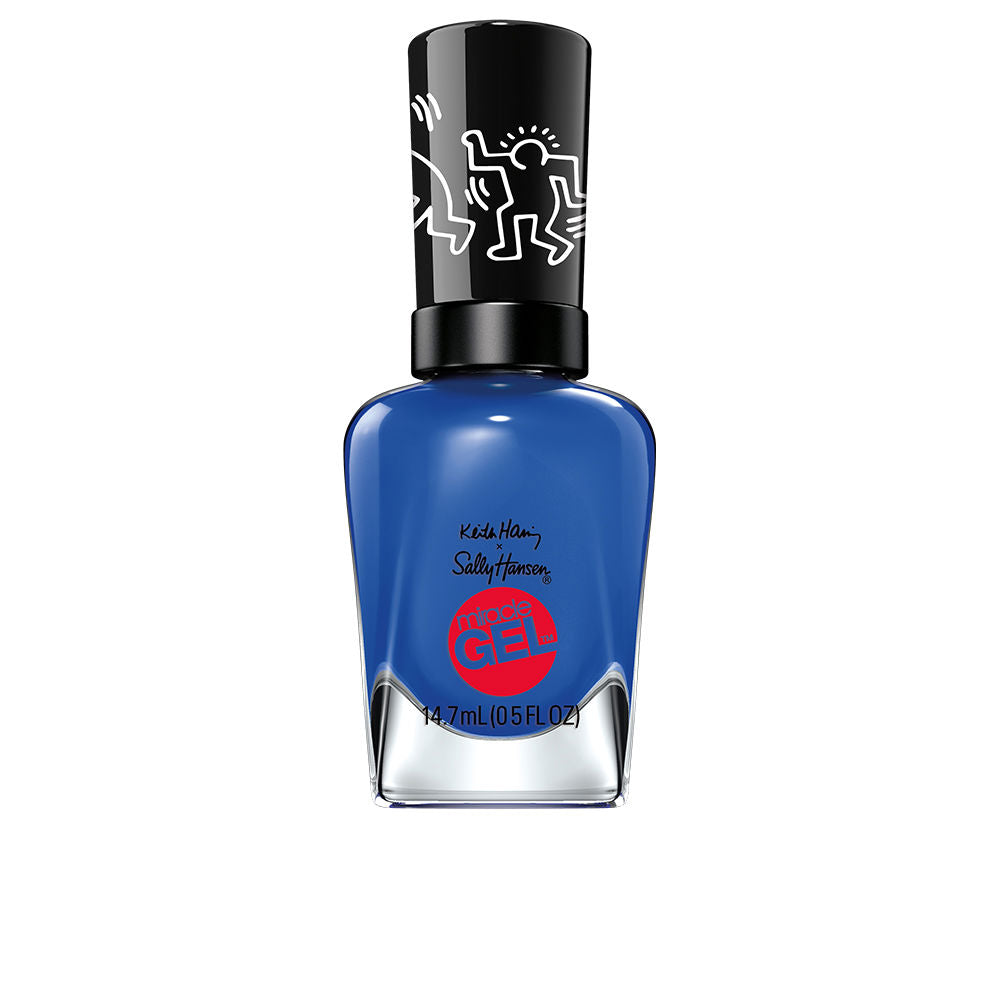 Sally Hansen Miracle Gel Keita Hani Verniz Cor 925 Draw Blue In 14,7ml
