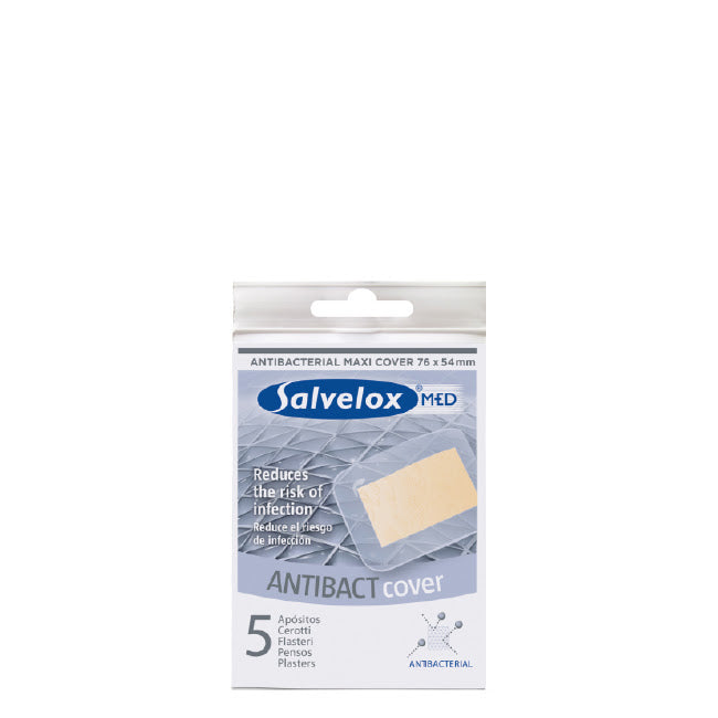 Salvelox Med Antibact Cover 76x54mm Pensos x5