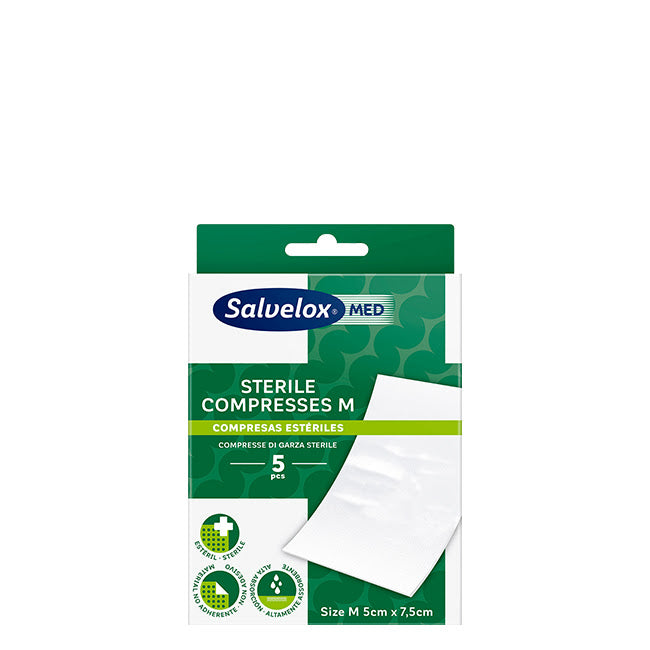 Salvelox Med Sterile Compresses M Compressas Esterilizadas x4