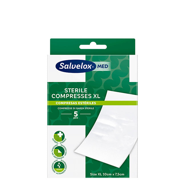 Salvelox Med Sterile Compresses XL Compressas Esterilizadas x5