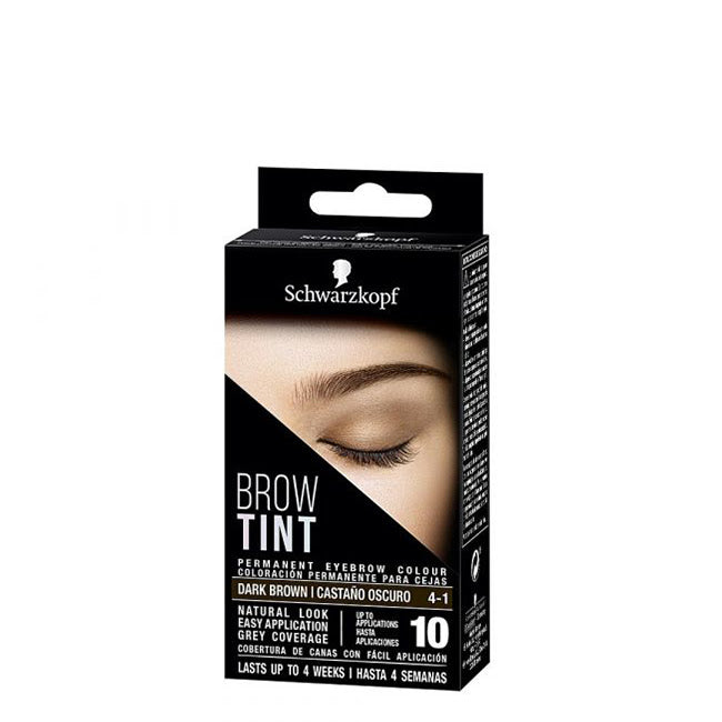 Syoss Brow Tint Tinte Permanente de Cejas Tono 4-1 Marrón Oscuro