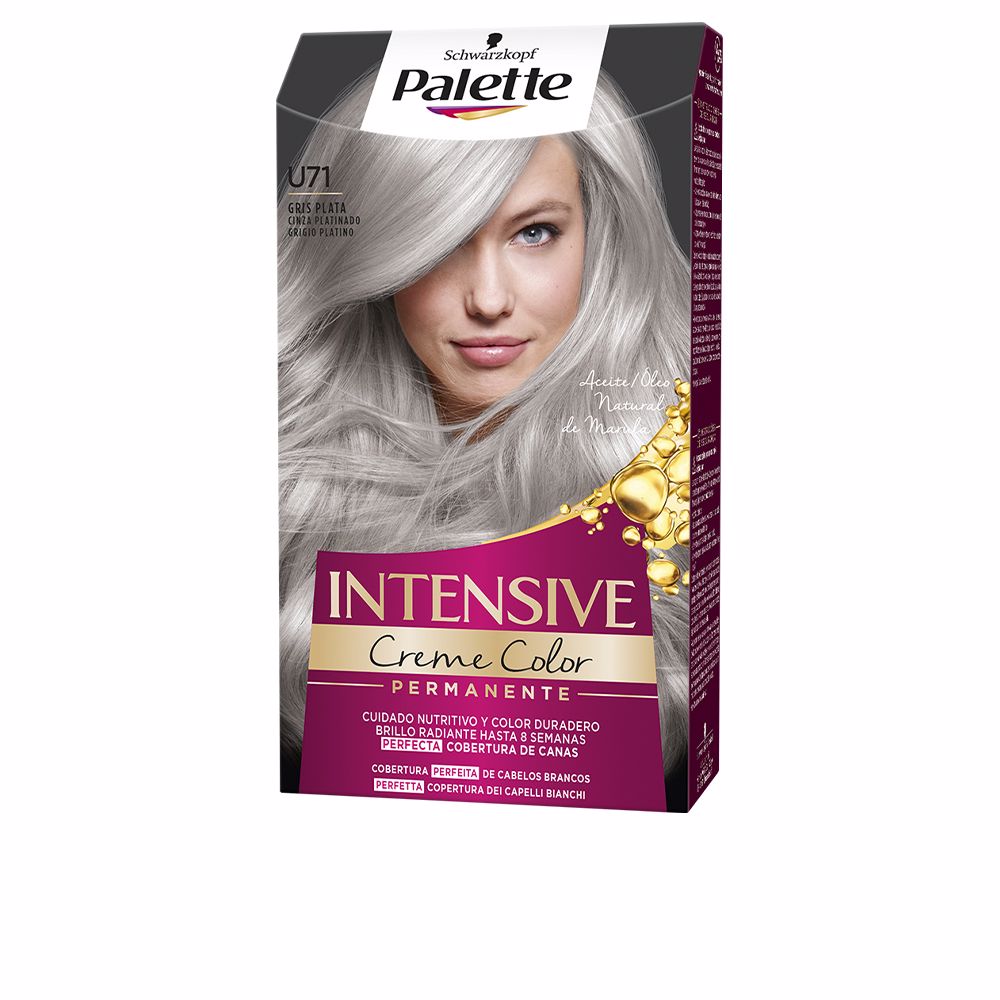 Schwarzkopf Palette Intensive Creme Coloração Permanente U71 Silver Gray