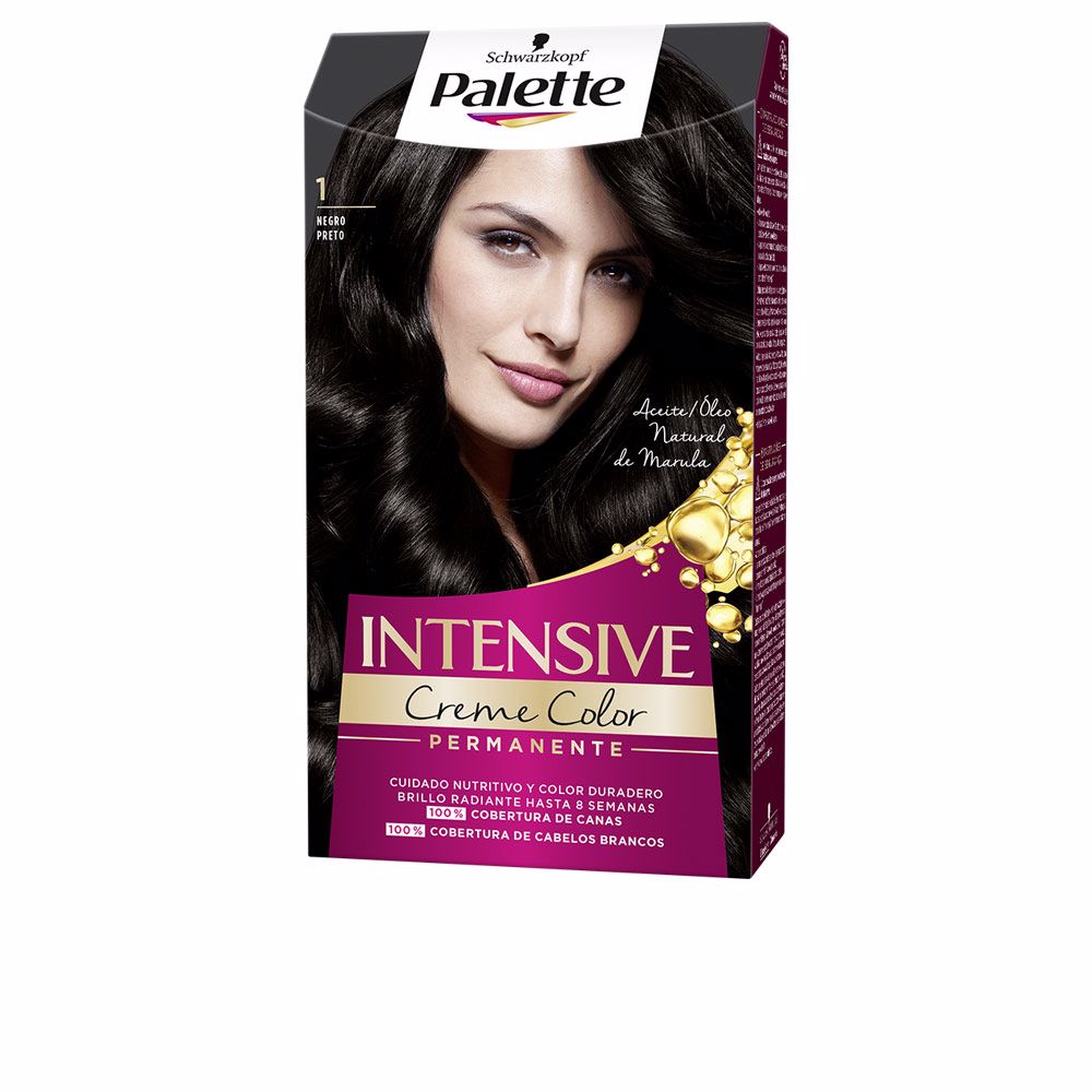 Schwarzkopf Palette Intensive Coloração Permanente Cor 1 Black