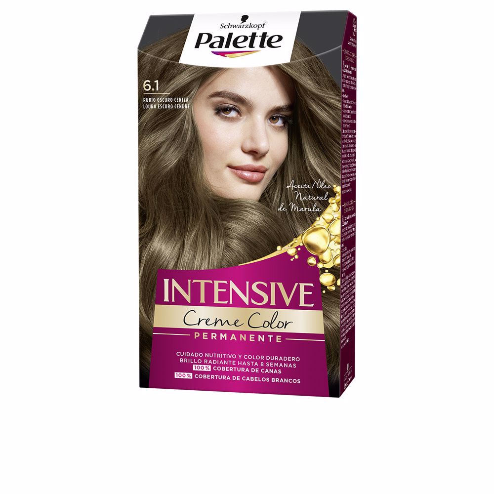 Schwarzkopf Palette Intensive Coloração Permanente Cor 6.1 Dark Ashy Blond