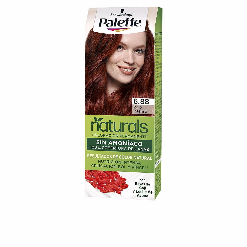 Schwarzkopf Palette Natural Coloração Permanente 6.88 Intense Red