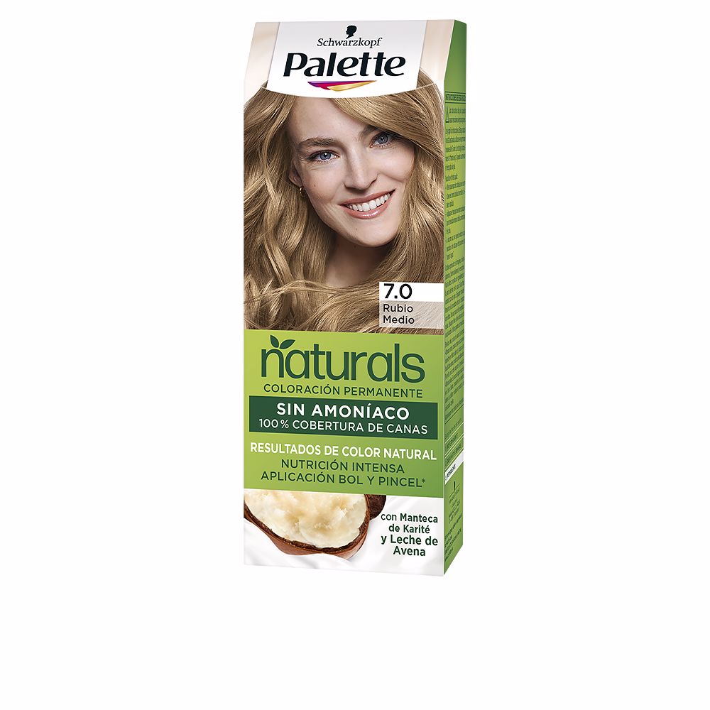 Schwarzkopf Palette Natural Coloração Permanente 7.0 Medium Blonde