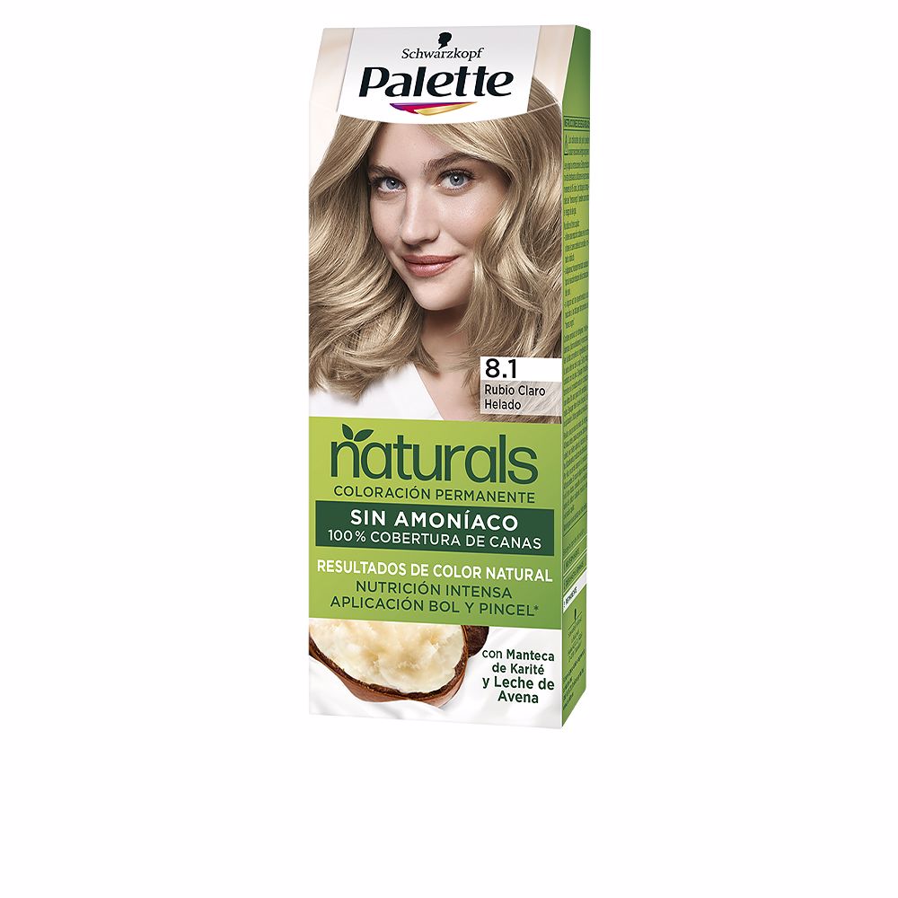 Schwarzkopf Palette Natural Coloração Permanente 8.1 Light Icy Blonde