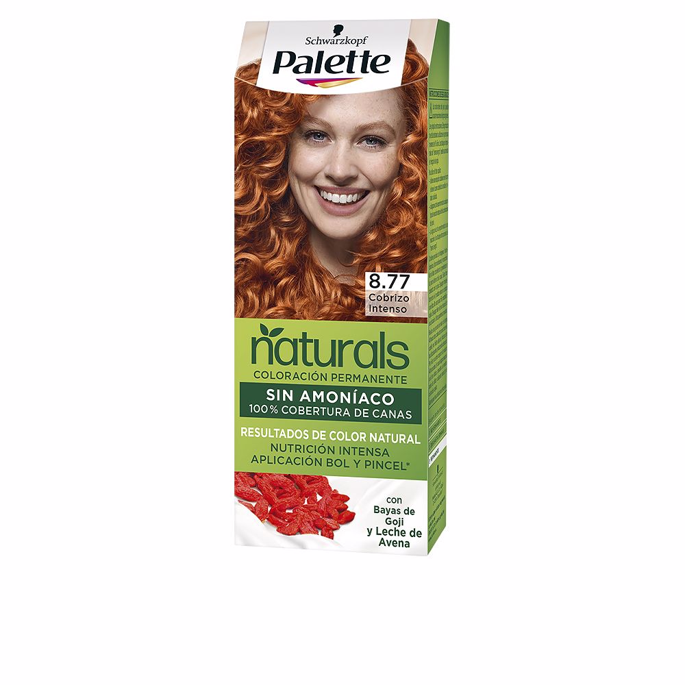 Schwarzkopf Palette Natural Coloração Permanente 8.77 Intense Copper