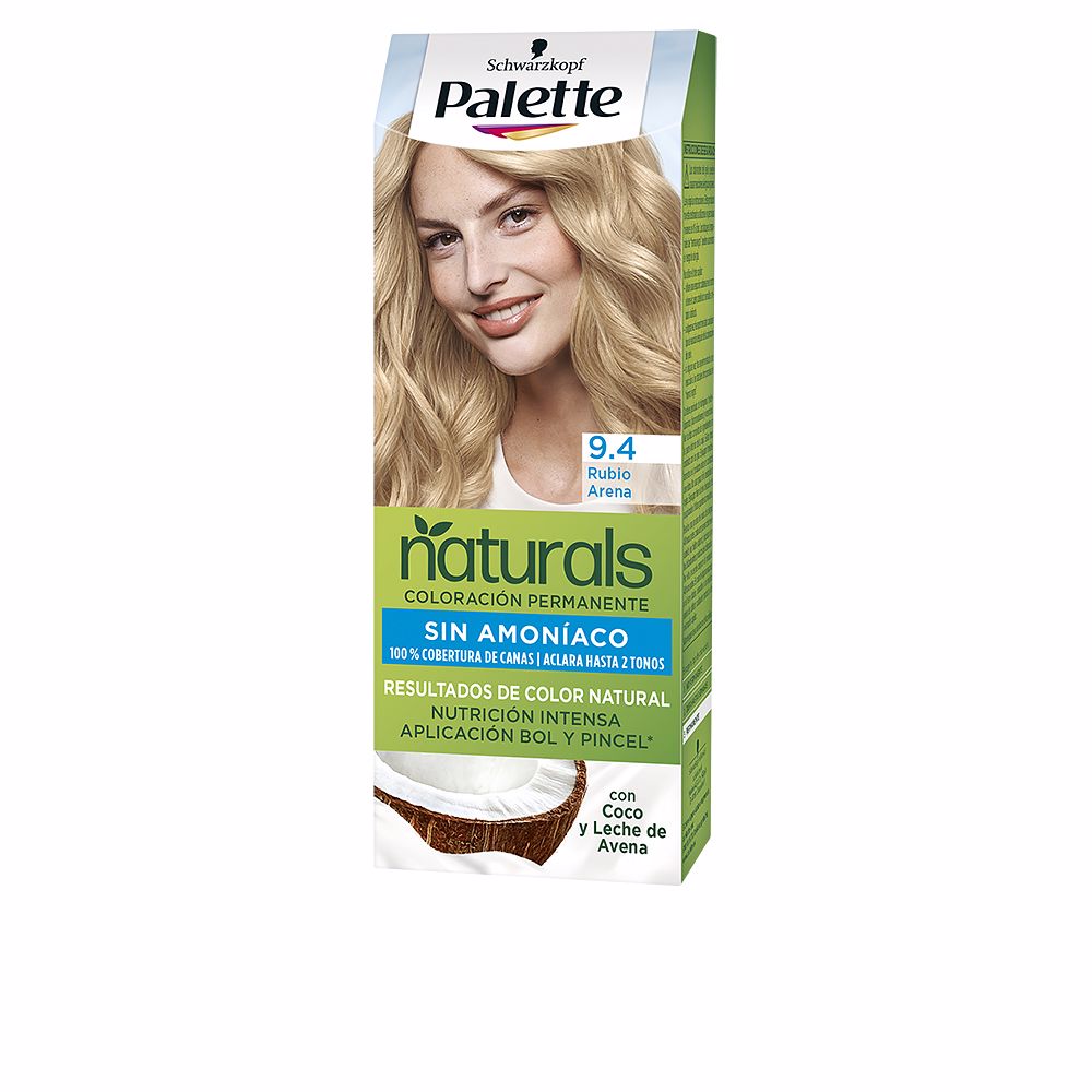 Schwarzkopf Palette Natural Coloração Permanente 9.4 Sandy Blonde