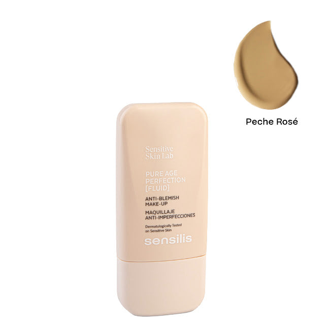Sensilis Pure Age Perfection Fluid Base Cor 5 Peche Rosé 30ml