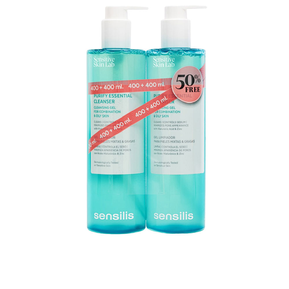 Sensilis Purify Essential Cleanser Cleansing Gel Duo 2x400ml
