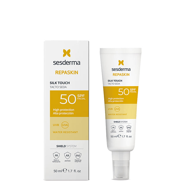 Sesderma Repaskin Fotoprotetor Facial SPF50 Toque Sedoso 50ml