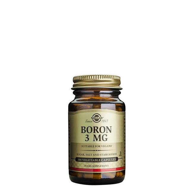 Solgar Boron 3mg Cápsulas Vegetales 100 unidades