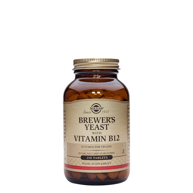 Solgar Bierhefe mit Vitamin B12 250 Tabletten