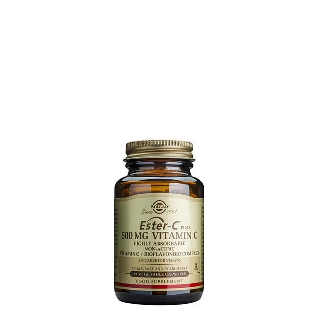 Solgar Ester-C Plus + Vitamina C 500mg Cápsulas Vegetais x50